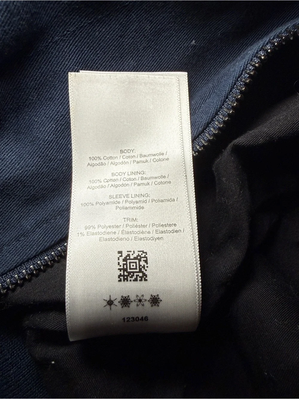 Fred Perry 100% Cotton Full Zip Bomber Jacket